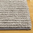 thumbnail image 3 of SAFAVIEH Natura Shannon Geometric Area Rug, Gray/Ivory, 6' x 6' Square, 3 of 10