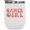 White, variant on Gamer Girl, Groovy Retro Wavy Text Merch Gift, White 12oz Wine Tumbler