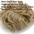 thumbnail image 3 of MY-LADY Synthetic Chignon Hairpiece Curly Bun Extensions Scrunchie Updo Hair Pieces Combs in Messy Bun Hair Piece for Women ash blonde, 3 of 8