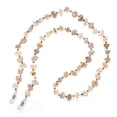 thumbnail image 2 of Handmade Glass Beads Eyeglasses Glasses Chain Beaded Accessories - Beige, 2 of 4