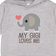 thumbnail image 3 of Inktastic My Gigi Loves Me Grandchild Toddler Hoodie, 3 of 4