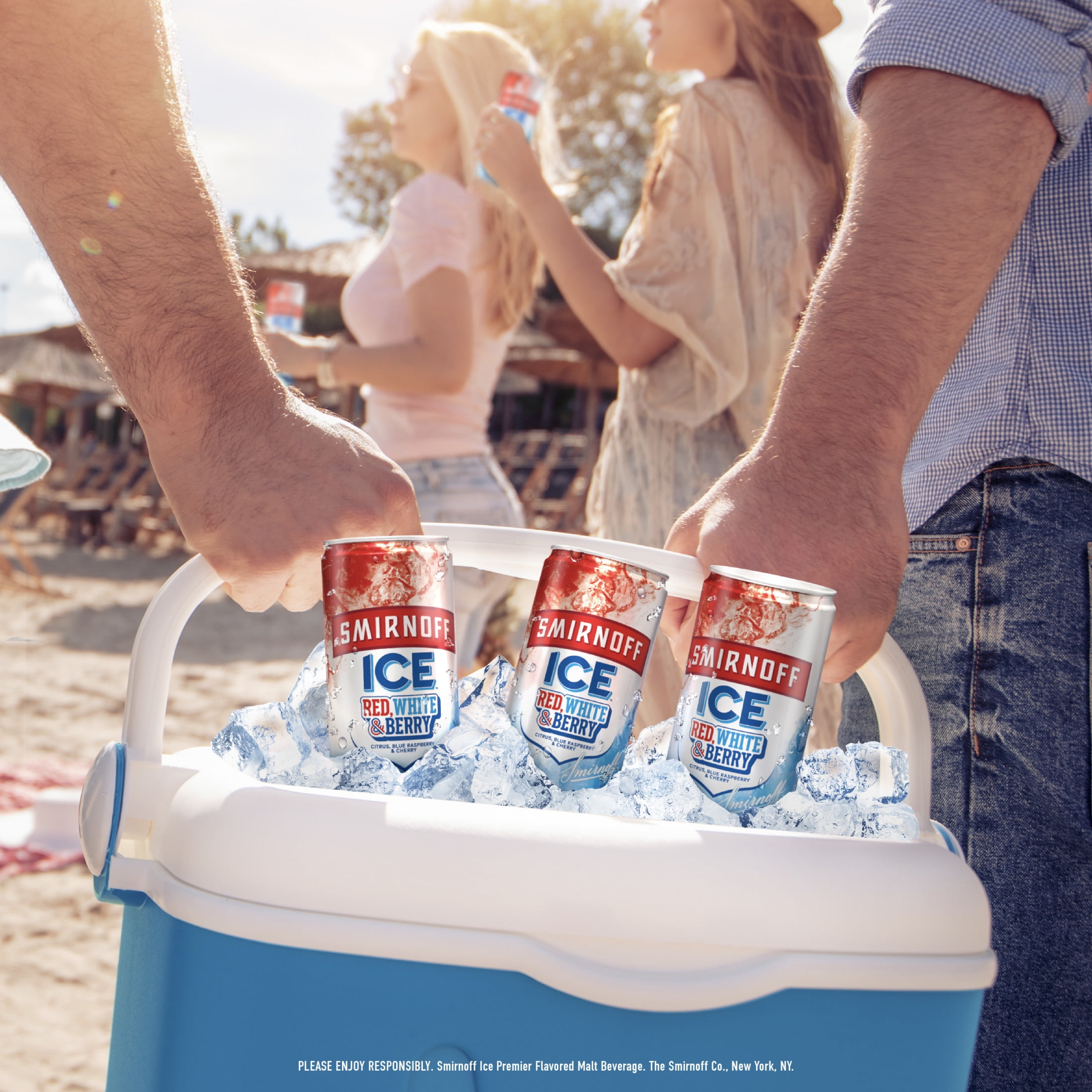 Smirnoff Ice Red White and Berry, 12 pack cans, 12 fl oz, 4.5% ABV