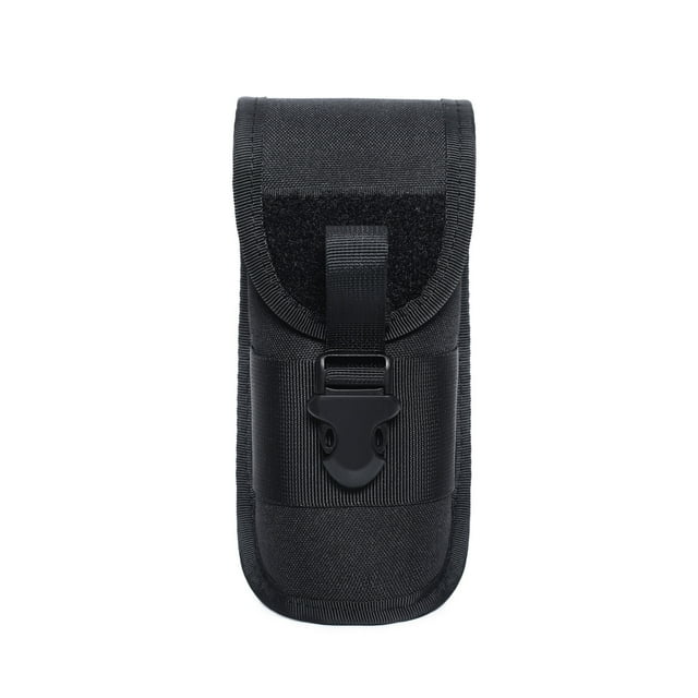 Estuche para anteojos Estuche táctico duradero para exteriores Estuche para anteojos de sol Estuche para linterna estilo militar con hebilla