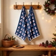 thumbnail image 4 of Fievgin Christmas Kitchen Towels Set of 2, Soft Absorbent Holiday Hand Towels with Snowman Design for Bathroom Kitchen, 16x24", 4 of 6