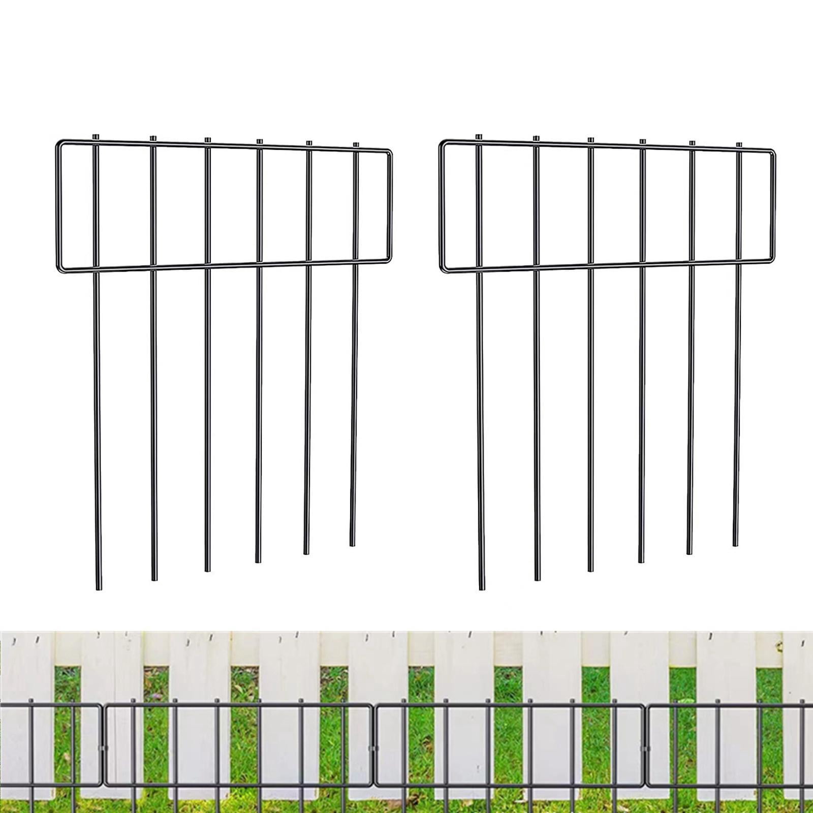 Aymzbd 10Pcs Decorative Garden Fence Panels Fence Border Home Park Patio Outdoor Animal
