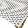 thumbnail image 4 of GDF Studio Brandy Outdoor French Bistro Chairs, Set of 4, Gray, White, and Bamboo Finish, 4 of 9