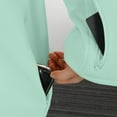 thumbnail image 6 of GEWSEY Hoodie with Eye Mask Built In,Comfort Airplane Mode Travel Hoodies with Hidden Pockets,Blanket Hoodie for Women Men (Light Green, S), 6 of 9