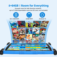 thumbnail image 5 of Antemper 10 inch kids tablet with Android 13, 8GB RAM 64GB ROM 6000mAh, HD Touch Screen, Parental Control, Kid-Proof Case, Bluetooth, Wifi (Blue), 5 of 9