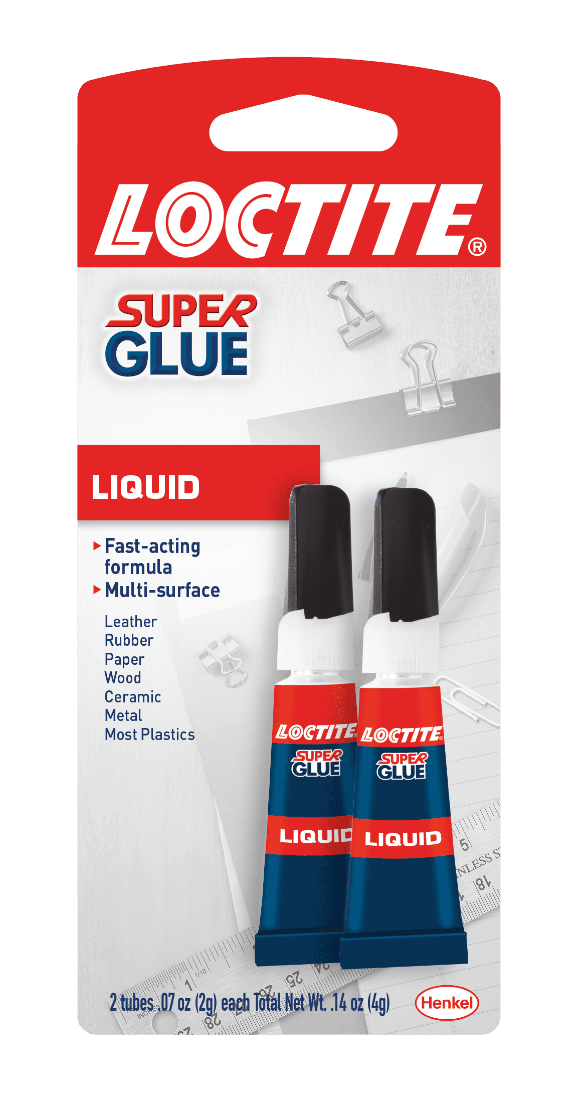 Loctite Super Glue 2 Pack 2 Gram Liquid Clear All Purpose Glue