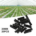 thumbnail image 4 of Sunshade Net Greenhouse Clips Tube White 19Mm 20Mm 20X 25Mm Black Clamp Film Clips Fixed Frame Pipe High Quality, 4 of 8