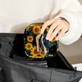 thumbnail image 6 of Sunflower Pad Bag Period Pouch Travel Pouch Women Small Stationary Pouch with Zipper Compartments for Sanitary Napkins, 6 of 6