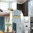 thumbnail image 6 of Magnetic Curtain Tiebacks 4 Pack Gold Curtain Rope Tieback Curtain Holders for Drapes Modern Tie Backs Decorative Curtain Holdbacks, 6 of 8