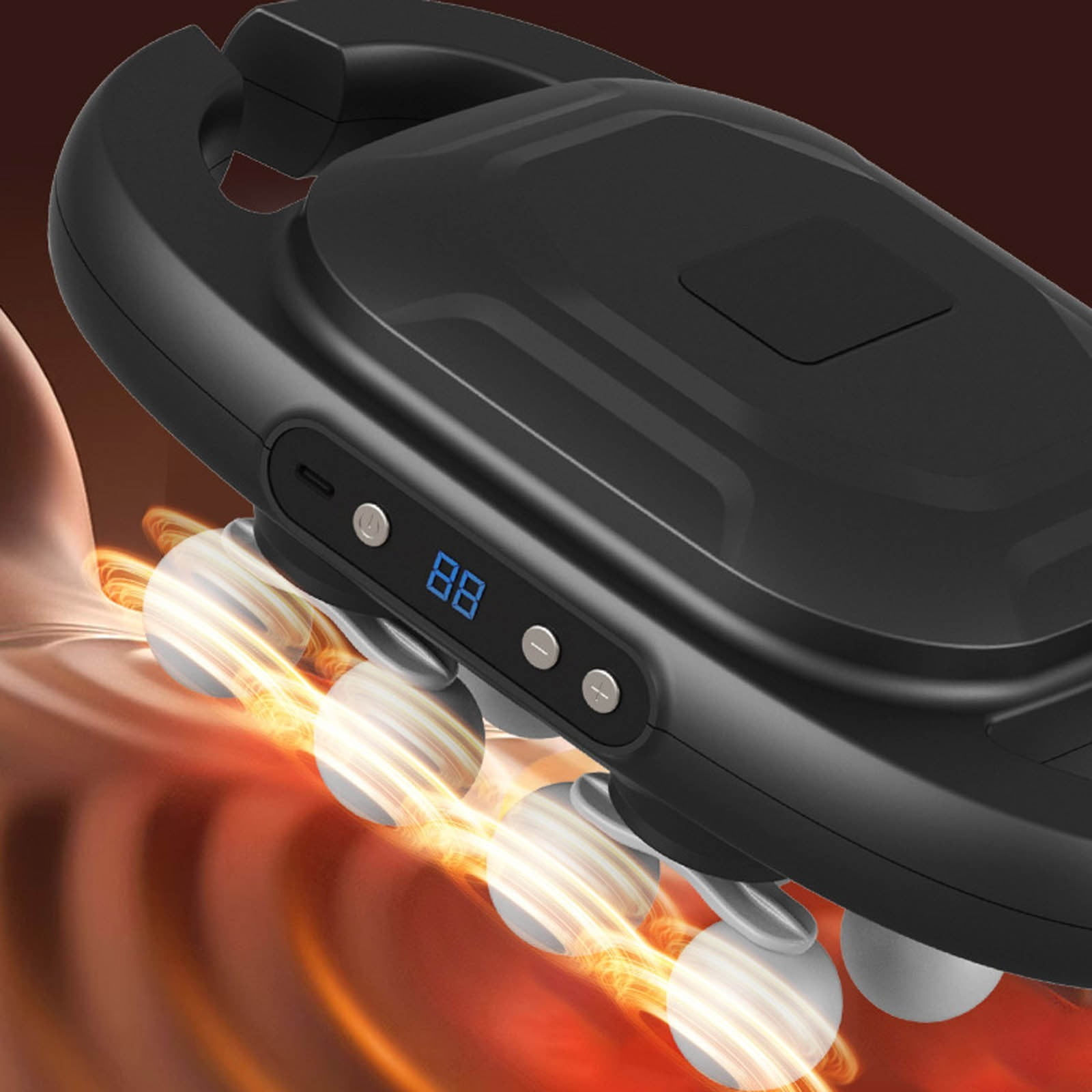 16 Head Massage Gun Deep Tissue for Neck, Shoulder, Back Massager – Electric Neck Massager for Muscle Recovery – Quiet, Portable & Powerful Full Body Tool, Pain Relief