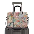 thumbnail image 2 of 16" Laptop Briefcase for Work Travel Laptop Shoulder Bag Carrying Handbag Laptop Case Abstract Pink Floral Pattern, 2 of 8