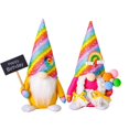 thumbnail image 1 of Figuras de peluche de gnomo, guardianes de la riqueza, adornos de algodón para parejas dulces, decoración de temporada, 1 of 5