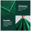 thumbnail image 4 of Premium 100% Micro-Polyester Fleece Blanket, Ultra-Plush , Soft, Breathable, All-Season, Perfect for Bed or Couch, Blanket Set , Throw, Evergreen by Blue Nile Mills, 4 of 7