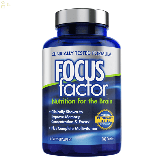 Focusfactor Nutrition for the Brain Dietary Supplement, 180 Tablets