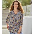thumbnail image 4 of Atlas For Women - Blusa Impresa de Crepé para Mujer (Multicolor), 4 of 4
