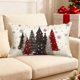 thumbnail image 3 of Decoración navideña, funda de almohada con efecto tridimensional, funda de almohada navideña, decoración de festivales, funda de almohada de lino, decoración de sofá para dormitorio y hogar, funda de, 3 of 5