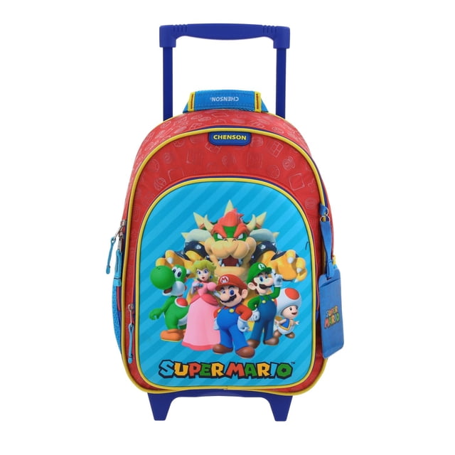 Mochila CON Ruedas Mediana Chenson Mario Bros