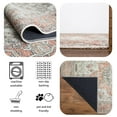 thumbnail image 4 of Keen Home Design Machine Washable Area Rugs with Non-slip Backing, Ideal for Hallway, Living Room, Bedroom, Kitchen and Laundry Room, Vintage Moroccan and Low Pile Rug - ( 2'6'' x 10'), 4 of 9