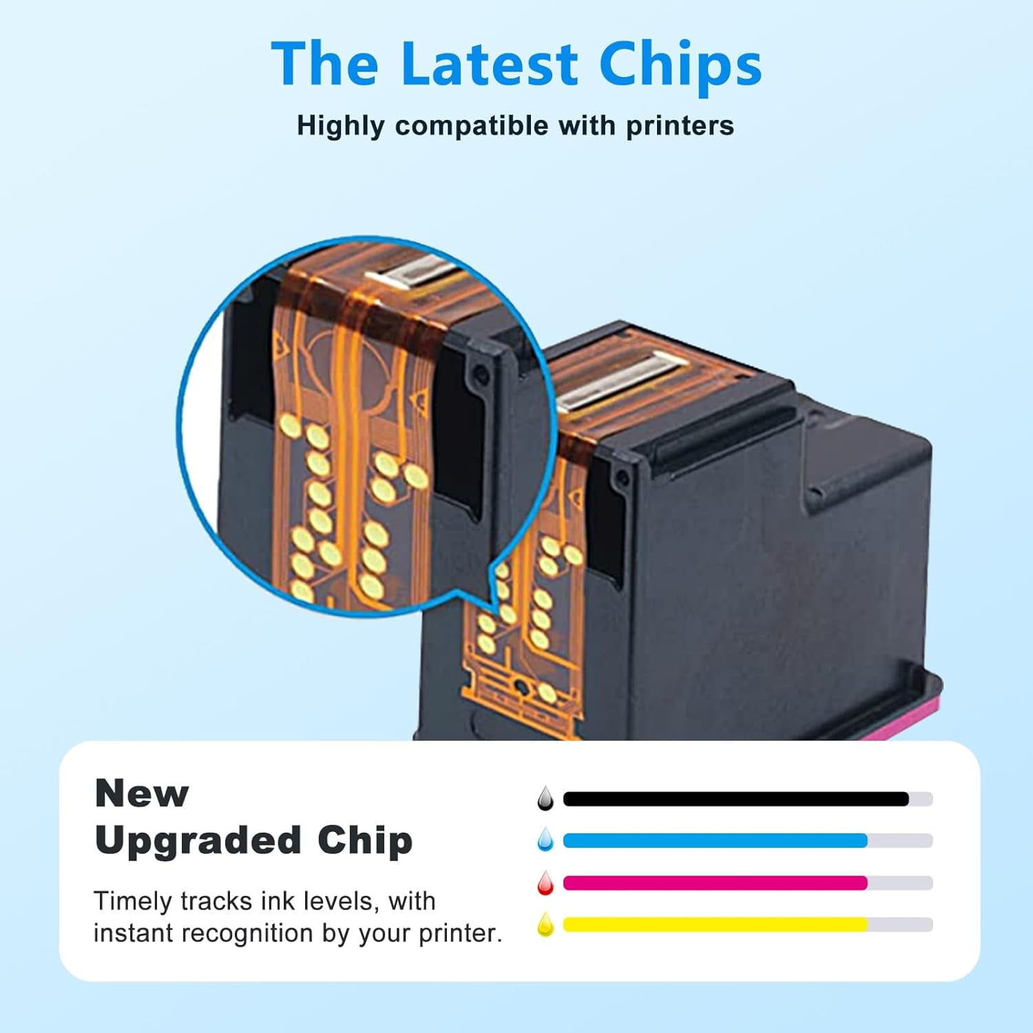 Compatible Replacement Printhead for 564 5-Slot CN642A Compatible Printer Head Photosmart B8500 B8550 B8553