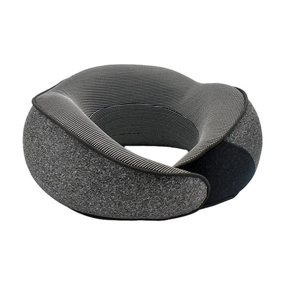 Almohada de viaje perfecl para el cuello del Avión suave Gris claro