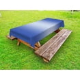 thumbnail image 1 of Ombre Outdoor Tablecloth, Evening Sky After the Sun Sets Day and Nignt Inspired Dark Blue Color Modern Design, Decorative Washable Fabric Picnic Table Cloth, 58 X 84 Inches,Navy Blue, by Ambesonne, 1 of 2
