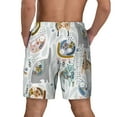 thumbnail image 4 of Gaeub Cute Colorful Animal Mens Swim Trunks Stretch Beach Shorts Quick Dry for Men Swim Shorts Swimwear with Pockets- XX-Large, 4 of 9