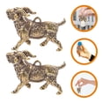 thumbnail image 2 of 2pcs Goat Keychain Charms Goat Keychain Pendants Decorative Brass Keychain Pendants, 2 of 9