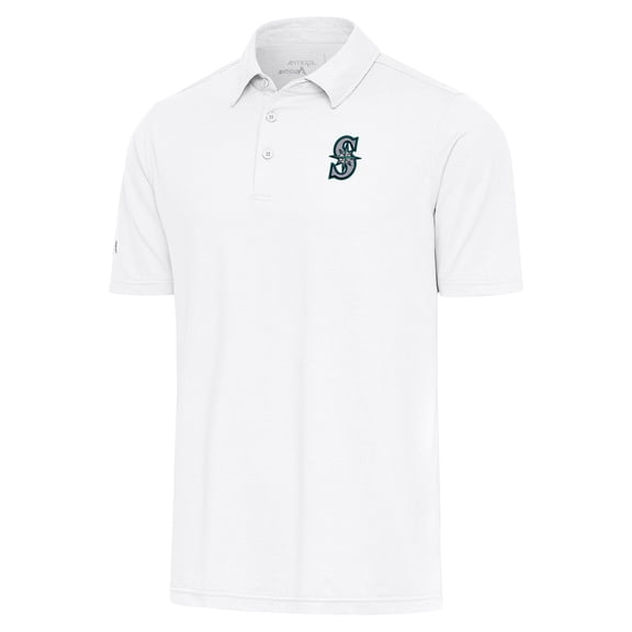 Men's Antigua White Seattle Mariners Par Polo