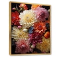thumbnail image 2 of Designart "Showcasing Autumn Hues Mums in Full Bloom I" Floral & Botanical Floater Framed Wall Art Print, 2 of 7
