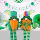 thumbnail image 4 of Injueey Leprechaun Toy Muñeco de peluche Nordic Nisse Holiday Gnome Rainbow Lucky Clover Regalo para Irish Saint Paddy's Day Christmas Kits de decoración para fiestas, 4 of 6