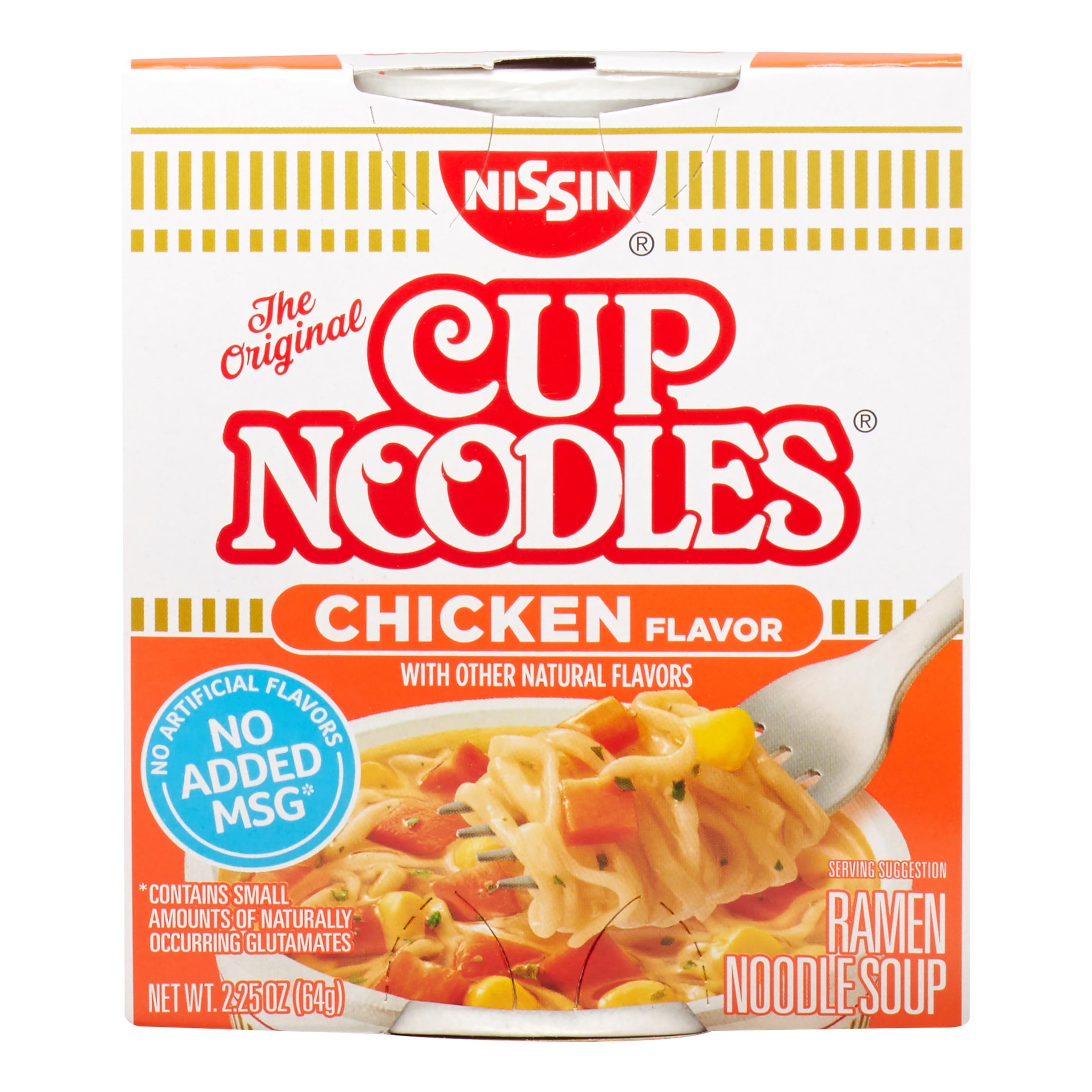Nissin Cup Noodles, Chicken Flavor, 2.25 Oz, 30 Ct - Walmart.com