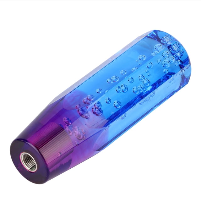 Cabezal de palanca de cambios, Perilla de cambio de cristal universal de dos colores Perilla de cambio de cristal Materiales ecológicos