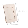 thumbnail image 4 of RENACLIPY 6Pcs Craft Frames in Khaki Wood for Creative Family Bonding Activities, 4 of 5