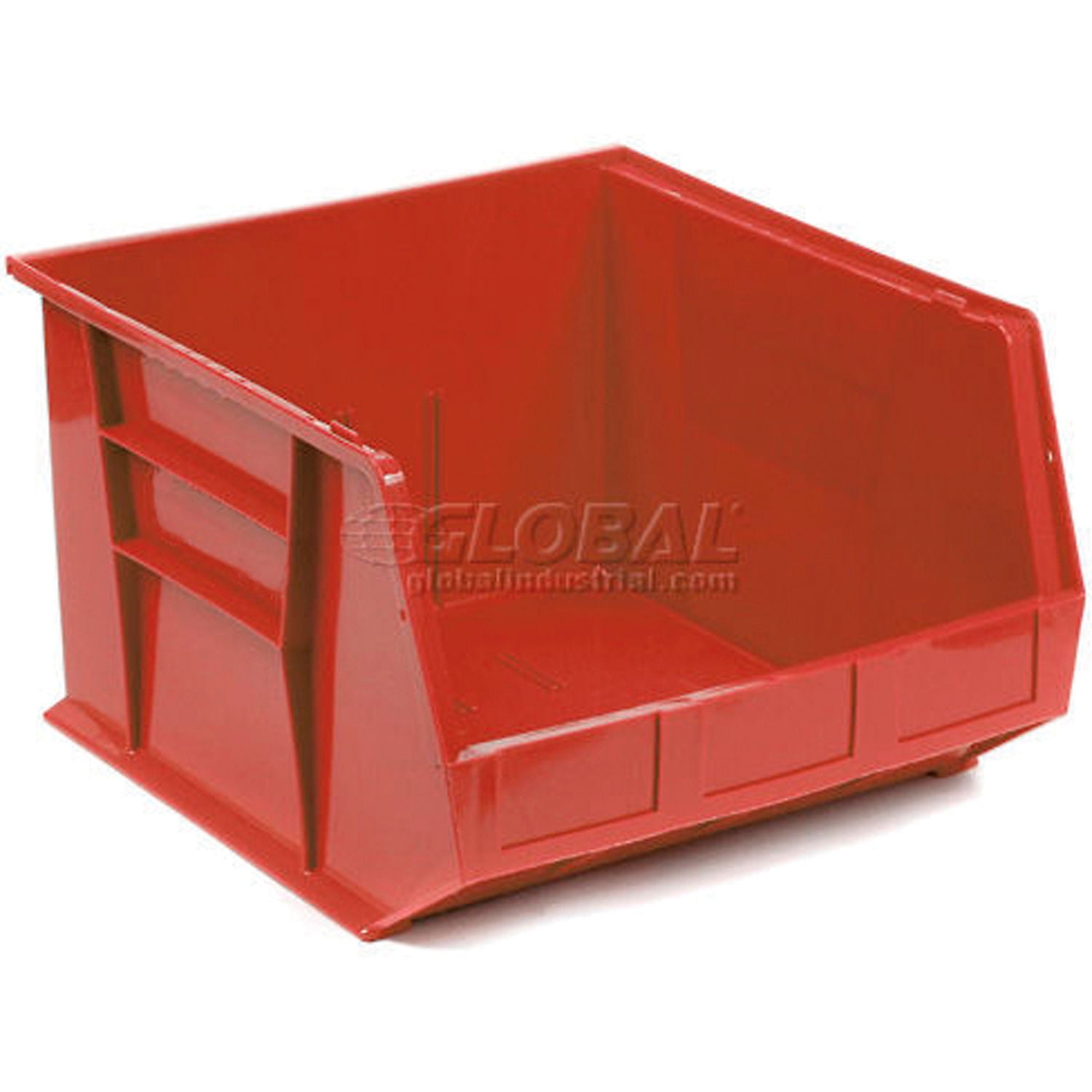 Red Small Parts 4-1/8 x 7-3/8 x 3 Lot of 24 Plastic Storage Bin 