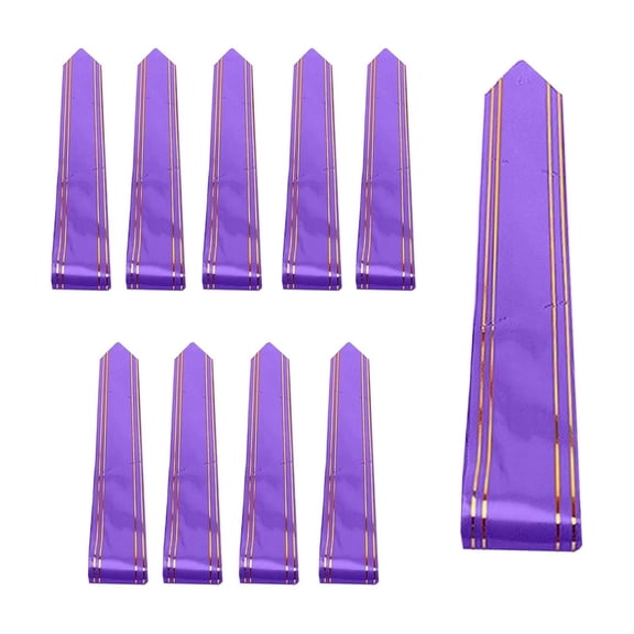 hulanddfd 10 Pieces Bows for Gift Wrapping, Pull Bow Ribbon for Christmas Wedding Baskets Valentine's Day Bows, 0.9 in X 13.7 in Pull Bow for Gift Wrapping Decoration, Purple