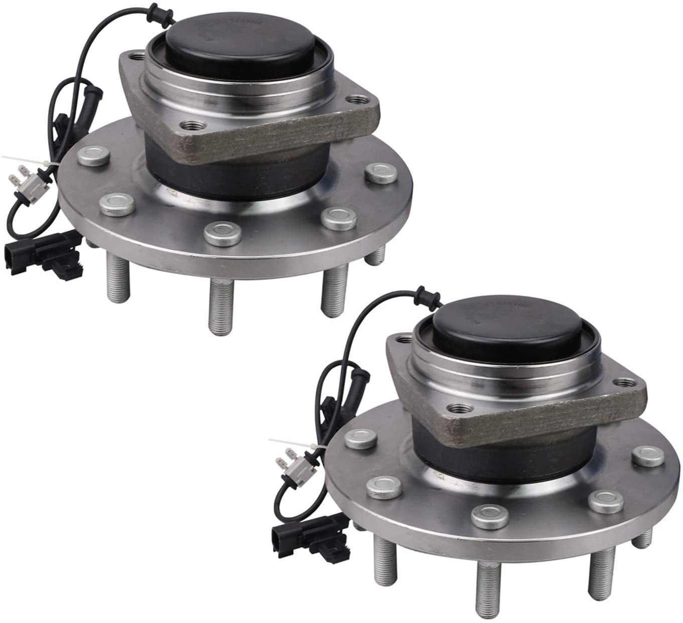 Both 2 Front Wheel Hub & Bearing Assembly for 20112016 Chevy Silverado