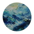 thumbnail image 2 of Nawypu Landscape Round Table Cloth Washable Reusable Painting Round Elastic Tablecloth Fitted Vinyl Table Cover Waterproof Elasticized Edge, 2 of 7
