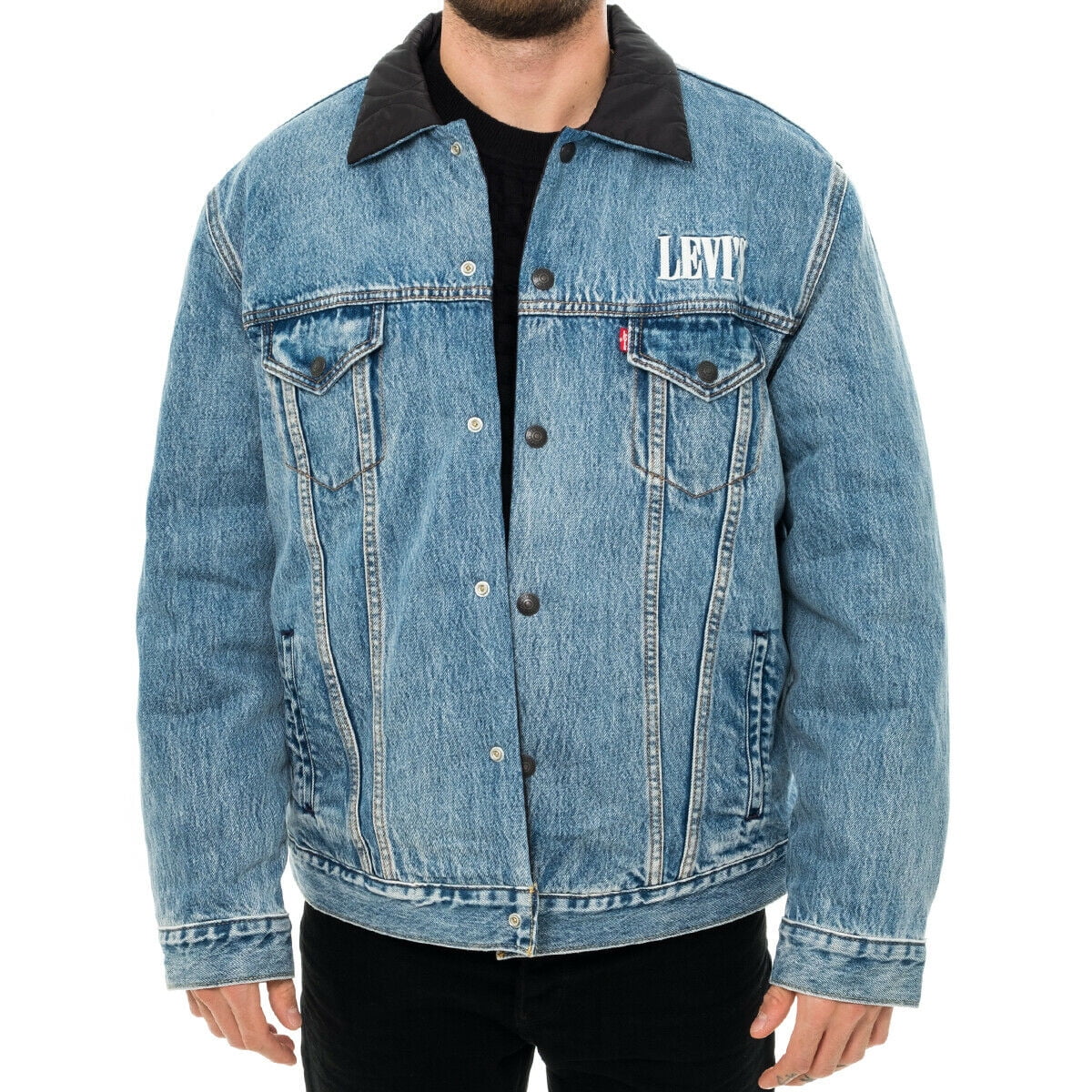 puffer coat navy blue