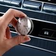 thumbnail image 3 of Stick On Analog Car Clock, Mini Tiny Small Luminous Car Vent Clocks For Dashboard Boat Bike Home - Q36, 3 of 5