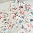 thumbnail image 3 of Pijama con estampado de caniche para mujer, conjunto de dos piezas de seda como un perro bonito, Tops de manga larga, pantalones largos, primavera y otoño, 32903, 3 of 4