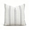 thumbnail image 6 of Striped Decorative Throw Pillow Covers 18x18 Inch for Living Room Couch Bed Sofa, Farmhouse Boho Home Decor,Patchwork Textured Square Cushion Case, 6 of 6