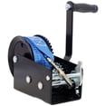 thumbnail image 5 of CQSXDA 2500LBS Hand Winch with 32.8ft Cable, Dual-Speed Gear & Galvanized Shell for Trailer/ATV/Boat, 5 of 12