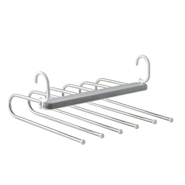 Estante Plegable Para Pantalones, Perchas Gruesas Para Pantalones De 6 Capas Para El Hogar