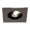 thumbnail image 1 of LEDme Gunmetal LED Square Mini Recessed Adjustable Light with 3000K Soft White, 1 of 1