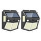 thumbnail image 1 of 2x Detección de movimiento solar LED Puerta Impermeable Patio Jardín Lámpara 160 leds Sunnimix Luz de pared exterior impermeable, 1 of 8
