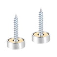 thumbnail image 5 of Uxcell 14mm Tornillos de Espejo Tapas Decorativas Cubierta Clavos Acero Inoxidable 2Pack, 5 of 5