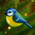 thumbnail image 5 of Bird 2D Acrylic Christmas Decorative Pendan, Ornament for Christmas Tree, Handcrafted Holiday Decoration, Bird Collection- Bluebird, 5 of 5